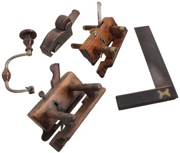 Assorted Makers: Lot Of English Mkr. Woodworking Tools