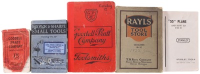 Assorted Makers: Five Asst. Early Tool Catalogues