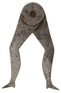 Unmarked: Pair Of "Ladyleg" Calipers
