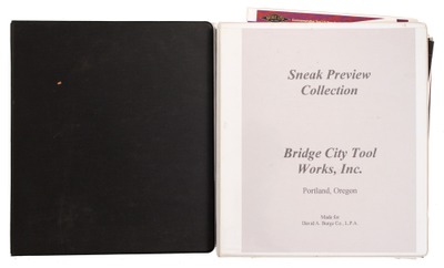 Bridge City Tool Company, Portland, Oregon: Lot Of Bound Vols. Sneak Preview
