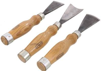Wm. Marples & Sons, Hibernia Works, Sheffield, England: Set Of Three Sculptor's Carving Tools