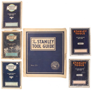 Stanley Rule & Level, No. 34: Five General Line Stanley Catalogues