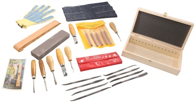 Assorted Makers: Lot Of Carving Tools And Accessories