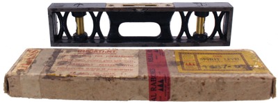 John Rabone & Sons, Birmingham, England, No. 1387-9: Unused Cast Iron Spirit Level