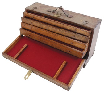 Unmarked: Pattern Mkrs. Traveling Tool Box