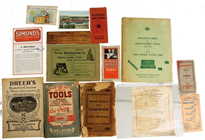 Assorted Makers: Lot Of Early Type Tool Catalogues