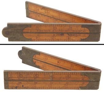 E.C. Simmons Hardware Company, St. Louis, Missouri, No. 780 1/2: Two Foot, Four Fold Folding Rule