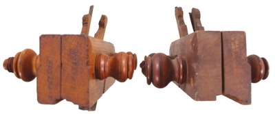 Assorted Makers: Two D.C. Mkr. Screw Arm Sash Planes