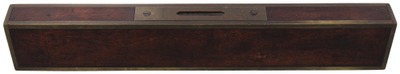 Stratton Brothers, Greenfield, Massachusetts, No. 10: Brass Bound Rosewood Level