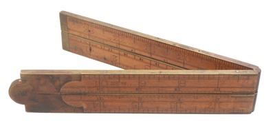 Stanley Rule & Level, No. 76: Two Foot, Four Fold Folding Rule