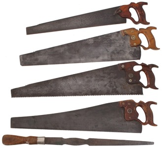 Assorted Makers: Lot Of Four Clean Hand Saws