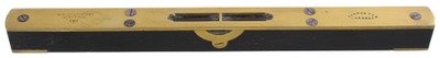 William Marples & Company, Sheffield, England: Extra Clean Ebony & Brass Spirit Level