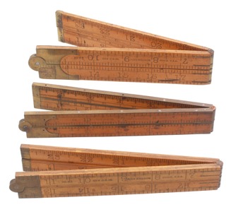 Chapin-Stephens Company, Pine Meadow, Connecticut: Three Extra Clean Folding Rules