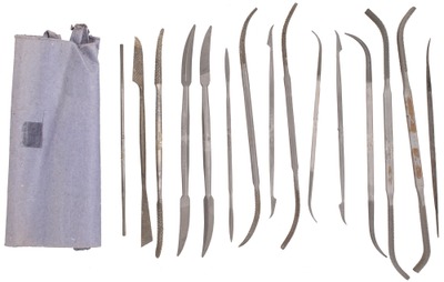 F. Dick, Deizisau, Germany: Set Of 15 Unused Rifflers