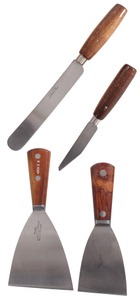 Assorted Makers: Four Unused Scrapere Edge Tools