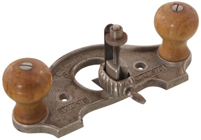 Stanley Rule & Level, No. 71: Extra Clean Nickel Pl. Router Plane