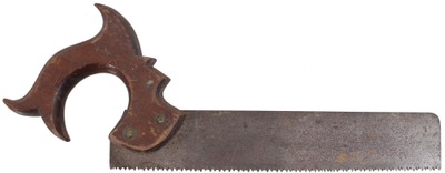 Unmarked: Unus. Mahogany Hdl. P'mkrs Saw