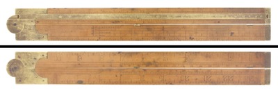 E.A. Stearns & Company, Brattleboro, Vermont, No. 5: Two Foot, Four Fold Folding Rule