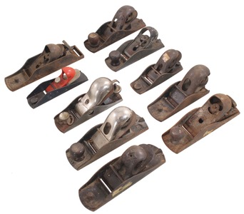 Stanley Rule & Level: Lot Of Assorted Bloc Woodworking Planes