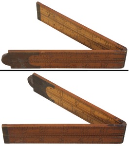 Stephens & Company, Riverton, Connecticut, No. 57: Two-Foot, Four-Fold Folding Rule