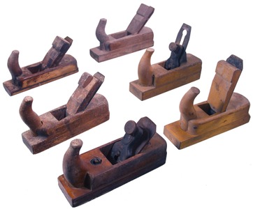 Assorted Makers: Lot Of Six European "Horn" Plane