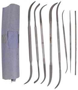 F. Dick, Deizisau, Germany: Set Of Eight Unused Rifflers