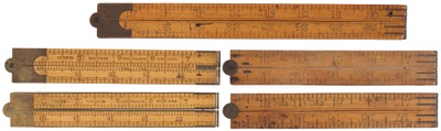 Chapin-Stephens Company, Pine Meadow, Connecticut: Five Extra Clean Folding Rules