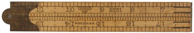 Stanley Rule & Level, No. 51: Two Foot, Four Fold Folding Rule