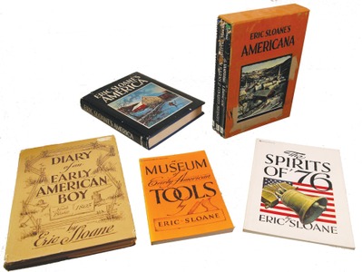 Eric Sloane, New Milford, Connecticut: Lot Of Eric Sloane Reference Books