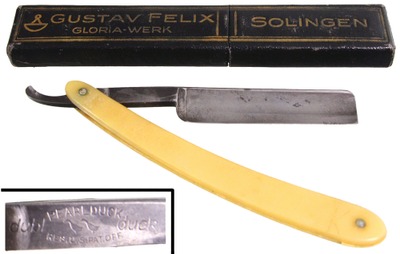 Gustave Felix, Gloria-Werk, Solingen, Germany, No. 1: Dubl Duck "Special" Razor