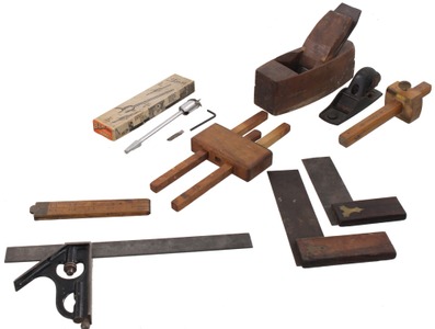 Assorted Makers: Lot Of Clean & Usabl Woodworking Tools