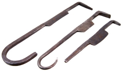 Unmarked: Three Hand Forged Grafting Froes