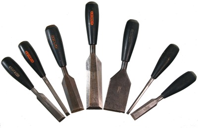 Stanley Rule & Level, No. 60: Set Of 7 Bevel Edge Chisels