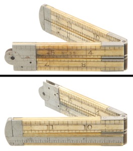 STANLEY (Unmarked), No. 39: One-Foot/Four Fold Folding Rule