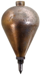 Willis C. Vajen, Indianapolis, Indiana: Vajen's Patent Rev. Plumb Bob