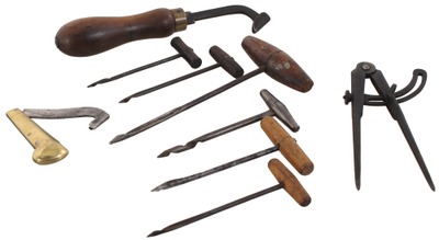 Assorted Makers: Lot Of Small Size Woodworking Tools