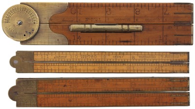 Lufkin Rule Company, Saginaw, Michigan: Three Clean Lufkin Folding Rules