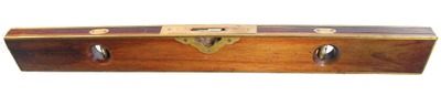 Stratton Brothers, Greenfield, Massachusetts, No. 1: Brass Bound Mahogany Level