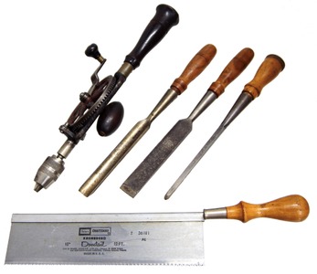 Assorted Makers: Lot Of Clean & Usabl Woodworking Tools