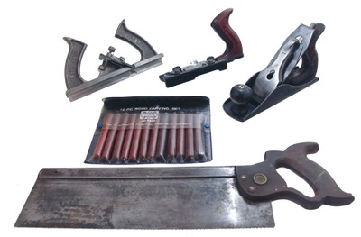 Assorted Makers: Lot Of Clean & Usabl Woodworking Tools