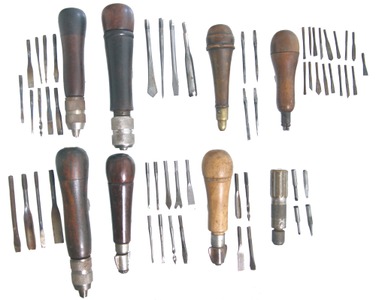 Assorted Makers: Coll. Of 7 Asst. Tool Handles