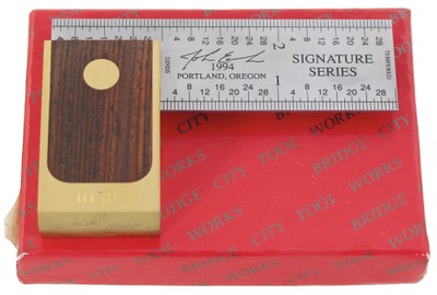 Bridge City Tool Company, Portland, Oregon, No. AS-3 RW: Extra Clean 3" Adj. Try Square