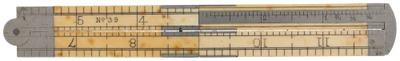 STANLEY (Unmarked), No. 39: One-Foot/Four Fold Folding Rule
