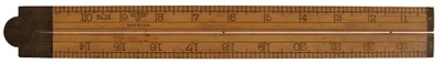 Stanley Rule & Level, No. 18: Two Foot, Two Fold Folding Rule