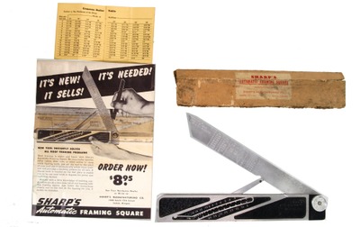 Sharp's Manufacturing Company, Salem, Ohio: Sharp's Automatic Framing Square