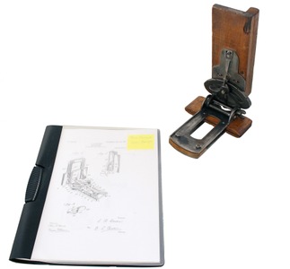 Ledru R. Bender, Elizabethville, Pennsylvania: "The Crown Saw Gauge" Mitre Box