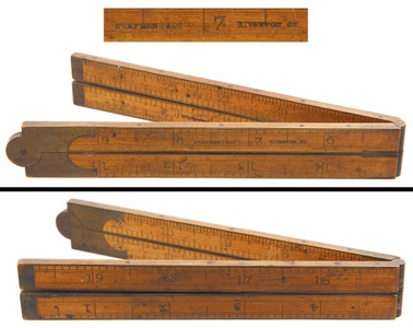 Stephens & Company, Riverton, Connecticut: Unus. Engineer's Folding Rule