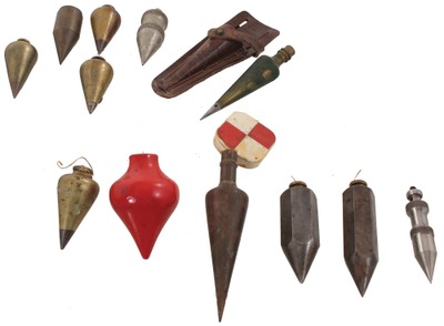 Assorted Makers: Lot Of Assorted Plumb Bobs