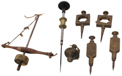 Assorted Makers: Brass Appt. Tools Opportunity Lot