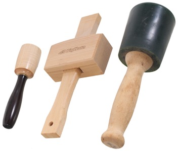 Assorted Makers: Three Unused Woodworking Mallets